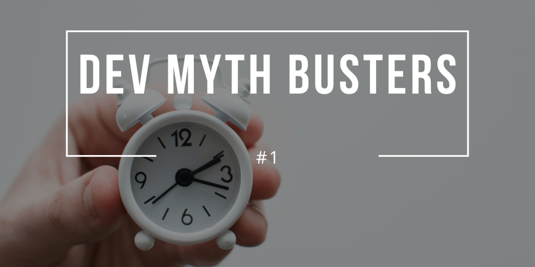 #1 dev myth busters: is it possible to build an app in 3 weeks?