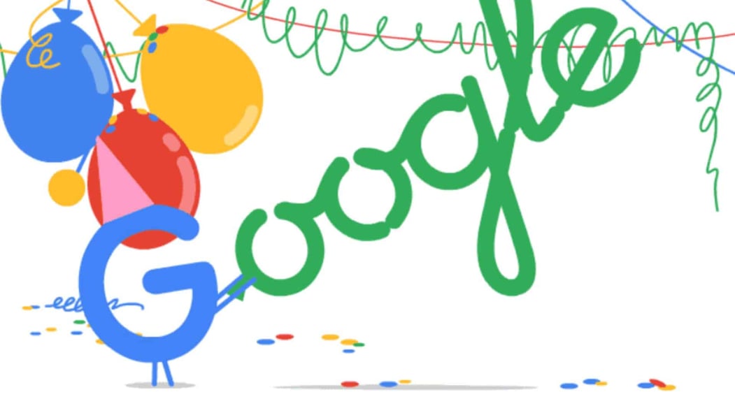 google's 18th birthday - big day of the most popular search engine
