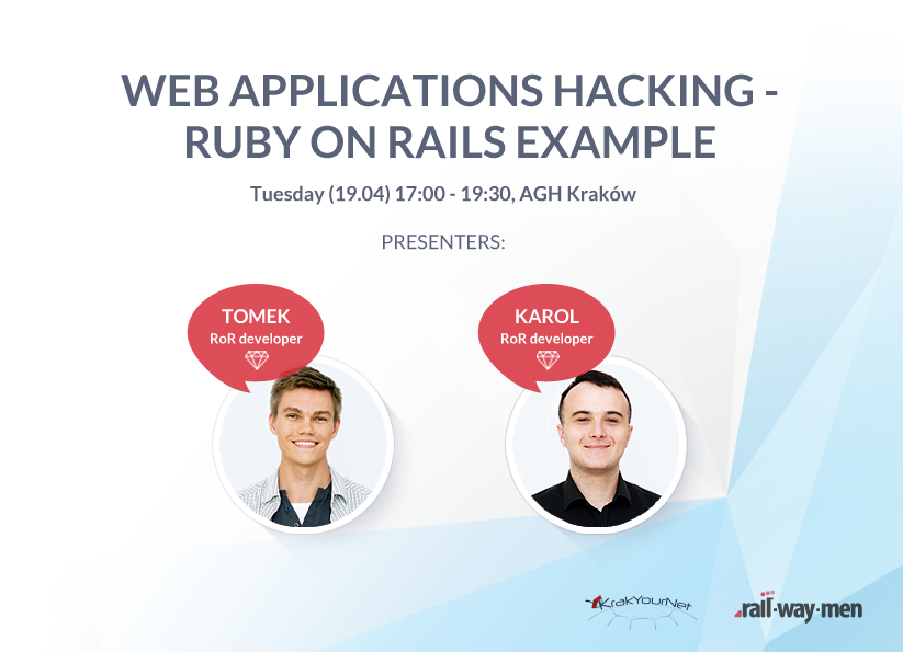 krakyournet7 and railwaymen - join our free ruby on rails workshop!