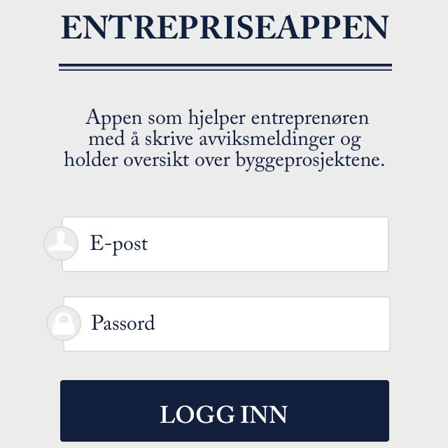 the entrepriseappen - an useful app for the construction industry