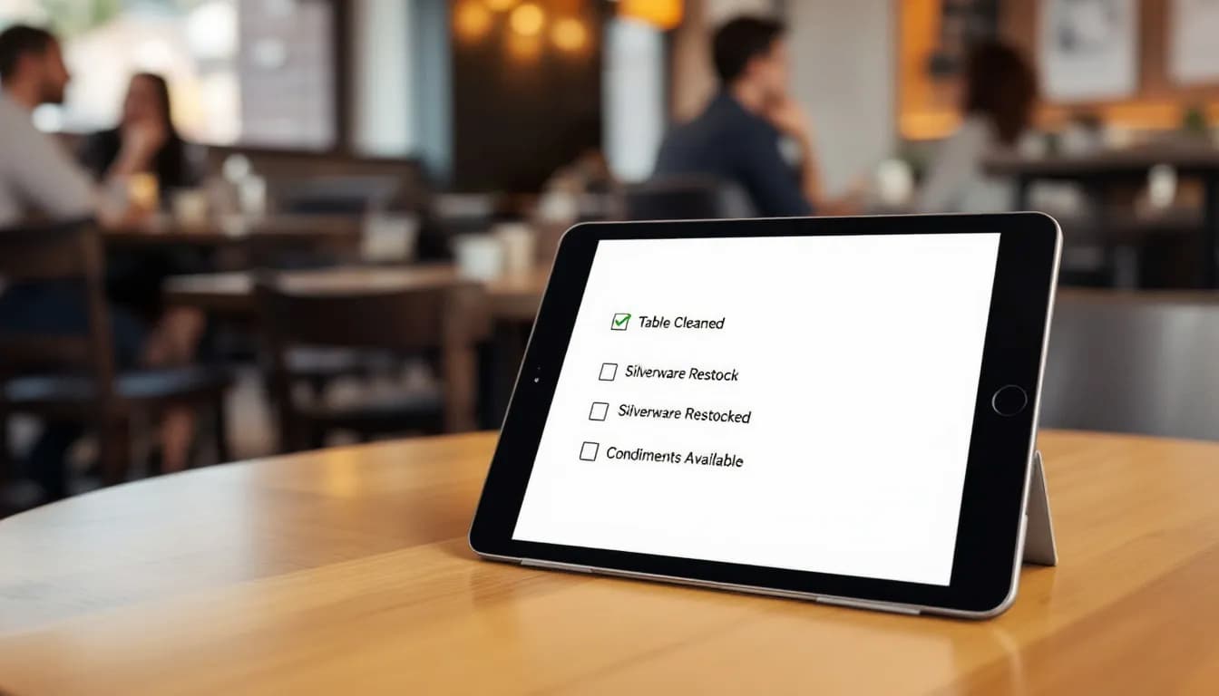 restaurant checklist app for real time reports